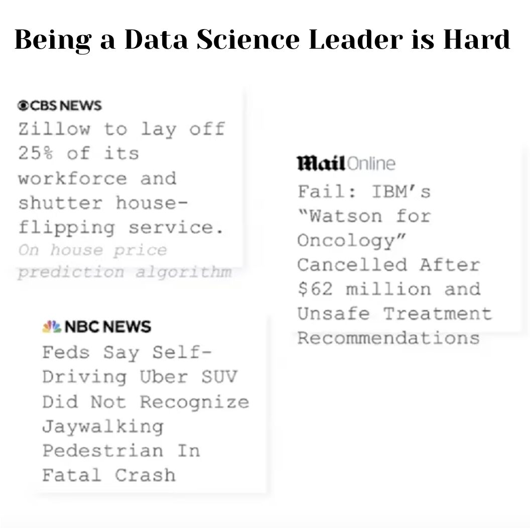 Why being a data science leader is tougher than ever