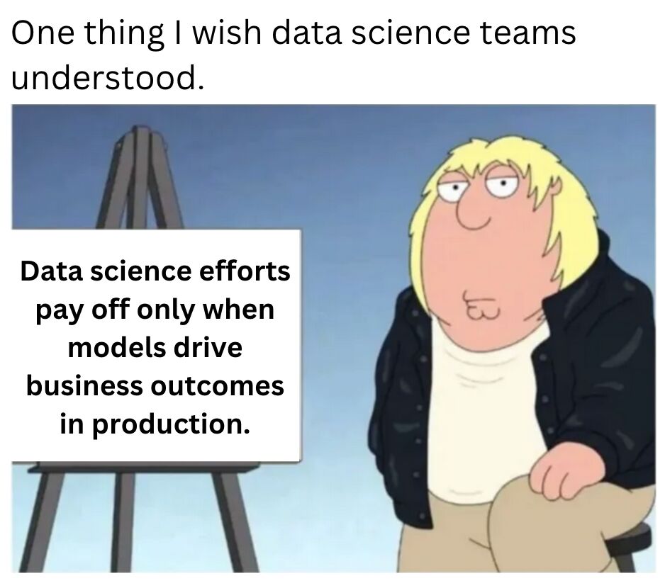 All the effort in training only counts if the model works in production